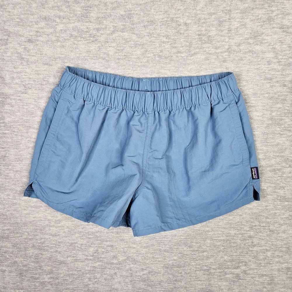 Patagonia Women's Blue No lining Shorts Pockets Size S